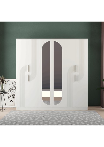 EKİN 6 KAPAKLI EKO BAZALI GARDIROP - MDF KAPAK fiyatları