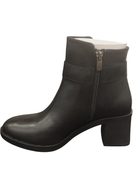 9061512Z Yandan Fermuarlı 6 cm Kalın Topuk Günlük Kadın Bot fiyatları