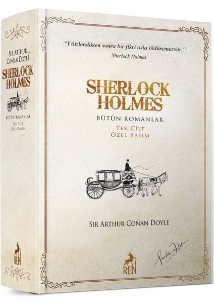 Sherlock Holmes Bütün Romanlar Tek Cilt (Özel Basım)