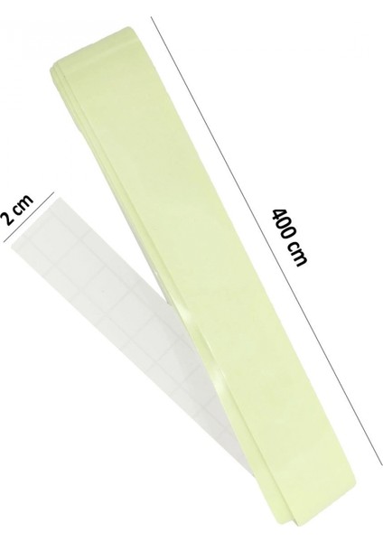 Karanlıkta Işık Veren Yansıyan 4 Metre Fosforlu Yeşil Şerit Bant (K95) fırsatları