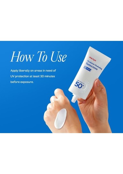 Ma:nyo Hyaluron Hydrating Sunscreen 50ML Spf 50+ Güneş Kremi
