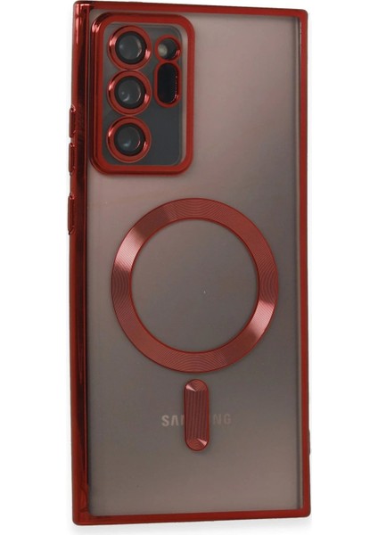 Samsung Galaxy Note 20 Ultra Kılıf Kross Magneticsafe Kapak - Kırmızı - FKU8750-7500