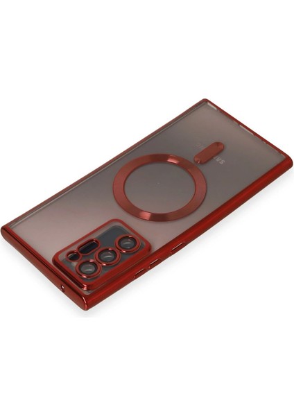Samsung Galaxy Note 20 Ultra Kılıf Kross Magneticsafe Kapak - Kırmızı - FKU8750-7500 modelleri