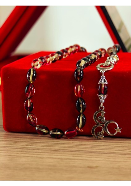 Ateş Kehribar Tesbih Sistem Püsgüllü Orjinal Ürün modelleri