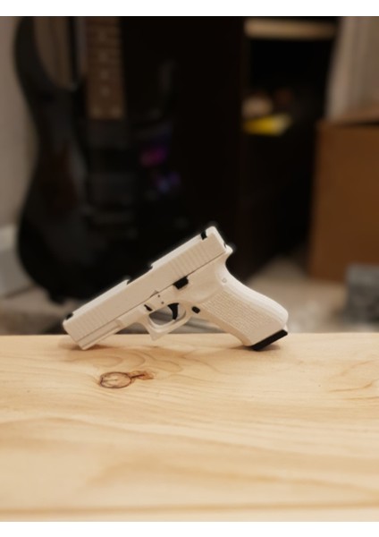 GLOCK18 Modeli 1/3 Ölçekli Işlevsel ve Modifiye Edilebilir Masa Süsü, Fidget Oyuncak ve Anahtarlık modelleri