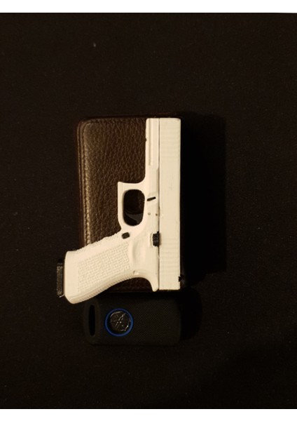 GLOCK18 Modeli 1/3 Ölçekli Işlevsel ve Modifiye Edilebilir Masa Süsü, Fidget Oyuncak ve Anahtarlık indirimleri