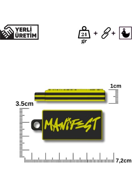 Manifets Grubu Manifestival Temalı Sert Plastik Anahtarlık Sarı – Özel Tasarım, Dayanıklı, Şık fırsatları