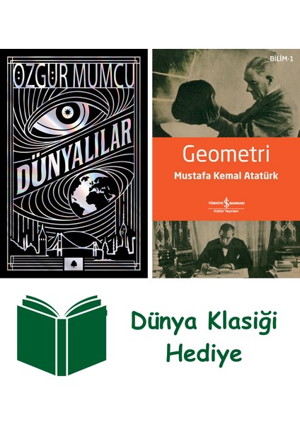Dünyalılar + Geometri + Dünya Klasiği Hediye