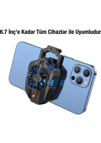 Hoco GM10 Hava Soğutmalı Cep Telefon Soğutma Fanı Radyatör SOĞUTUCU-(5775) - ?71?97E1-1G4071 modelleri