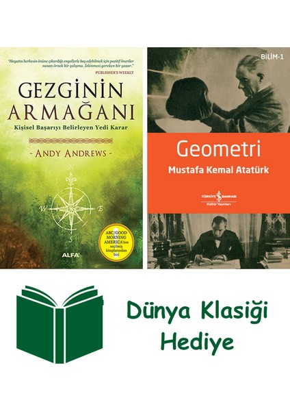 Gezginin Armağanı + Geometri + Dünya Klasiği Hediye
