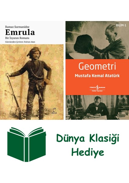 Emrula - Bir Isyanın Romanı + Geometri + Dünya Klasiği Hediye