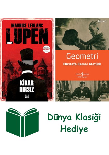 Kibar Hırsız - Arsen Lüpen + Geometri + Dünya Klasiği Hediye