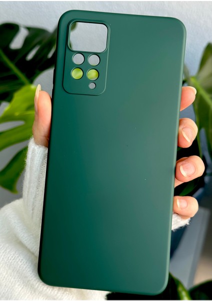 Redmi Note 11 ve Note 11S Uyumlu Içi Kadife Lansman Esnek Silikon Kılıf