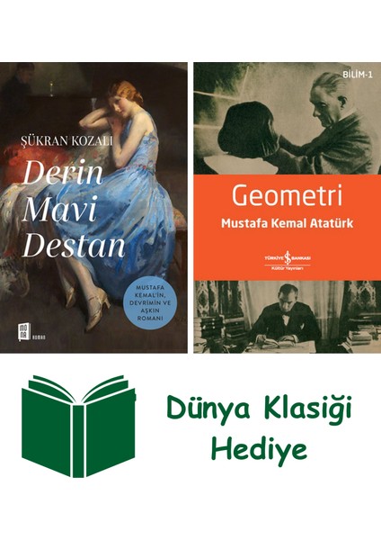 Derin Mavi Destan + Geometri + Dünya Klasiği Hediye