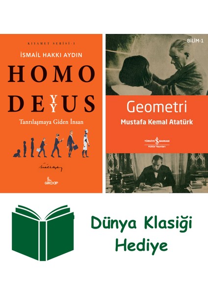 Homo Deyyus + Geometri + Dünya Klasiği Hediye