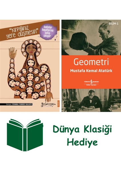 Kirpiğiniz Yere Düşmesin + Geometri + Dünya Klasiği Hediye