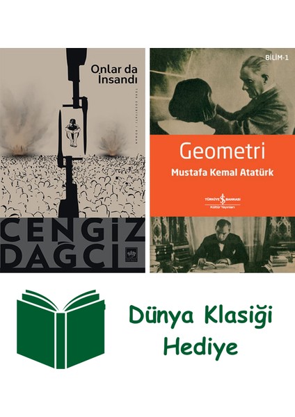 Onlar Da Insandı + Geometri + Dünya Klasiği Hediye