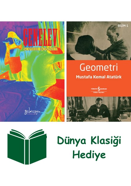 Genelev + Geometri + Dünya Klasiği Hediye