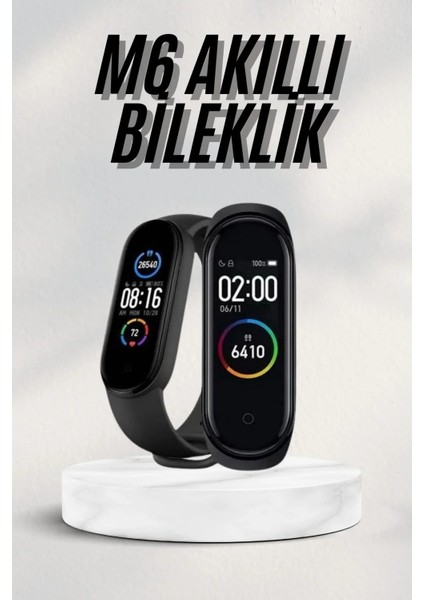 Akıllı Bileklik Android ve Ios Uyumlu Bildirim ve Çağrı Görme Spor Takibi