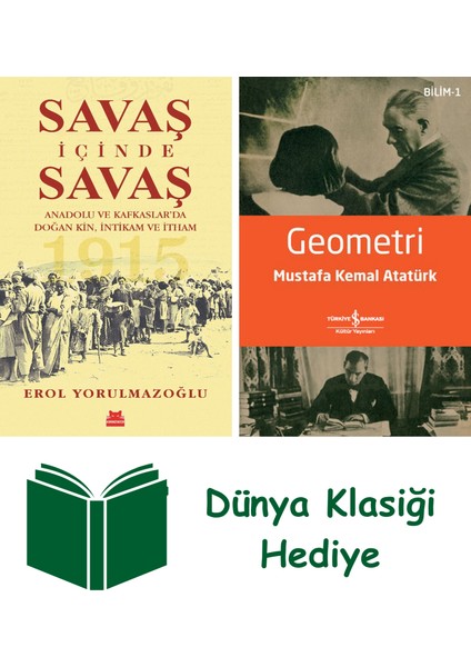 Savaş Içinde Savaş + Geometri + Dünya Klasiği Hediye