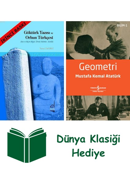 Göktürk Yazısı ve Orhun Türkçesi + Geometri + Dünya Klasiği Hediye