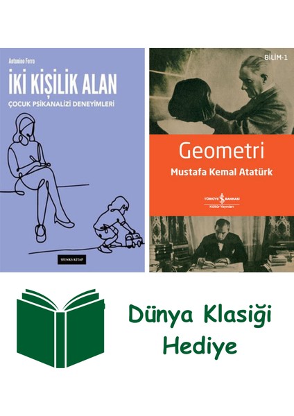 Iki Kişilik Alan + Geometri + Dünya Klasiği Hediye