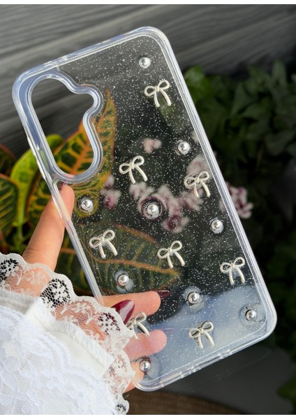 Galaxy A26 Uyumlu Mini Fiyonk Epoksili Oyuncaklı Esnek Silikon Kılıf modelleri