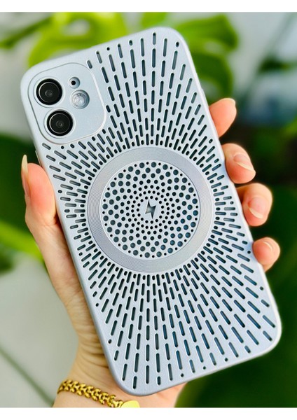 Iphone 12 Uyumlu Lensli Magsafe Özellikli Renkli Koruyucu Kılıf