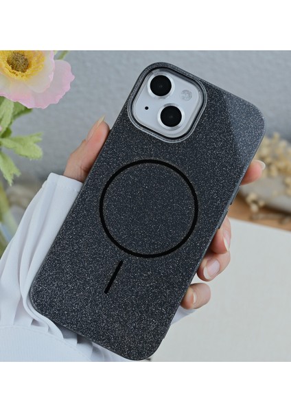 Iphone 15 - 14 -13 Uyumlu Glitter Magsafe Özellikli Darbe Önleyici Koruyucu Kılıf fiyatları