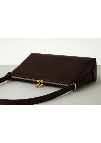 Liora Suni Deri Fermuarlı Orta Boy Kadın Omuz Çantası modelleri