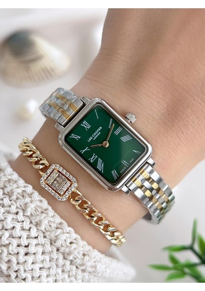 Çelik Kordonlu 3 Atm Suya Dayanıklı Kadın Kol Saati VS.BLKT.0649