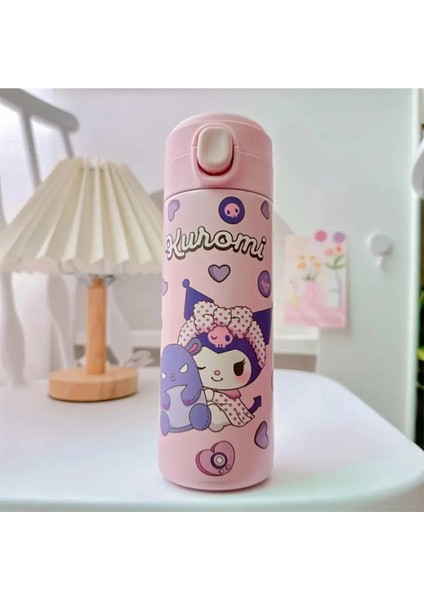 Çocuk Termos Paslanmaz Çelik Kuromi Figürlü AD85102
