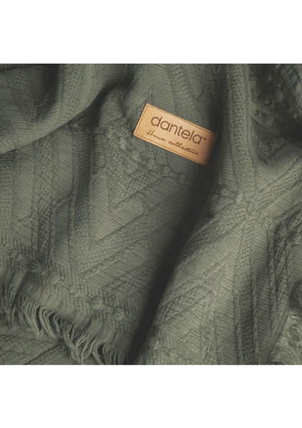 Lumia Etnik Desen Yatak Örtüsü -Haki fiyatları