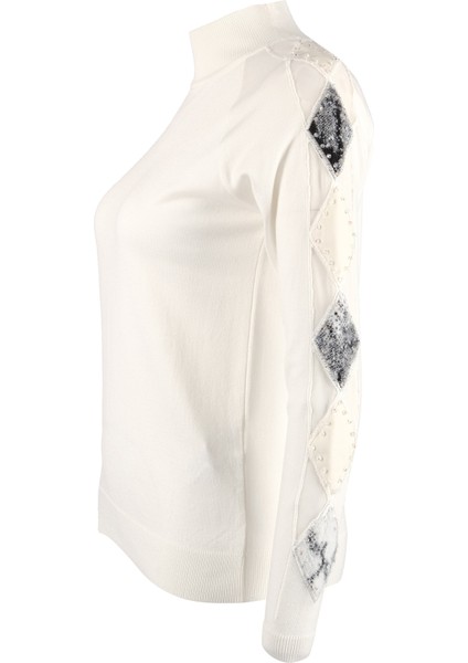 Minimalist Oversize Boğazlı Uzun Kol Kadın Kazak fiyatları