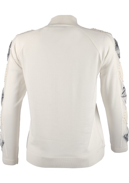 Minimalist Oversize Boğazlı Uzun Kol Kadın Kazak fırsatları