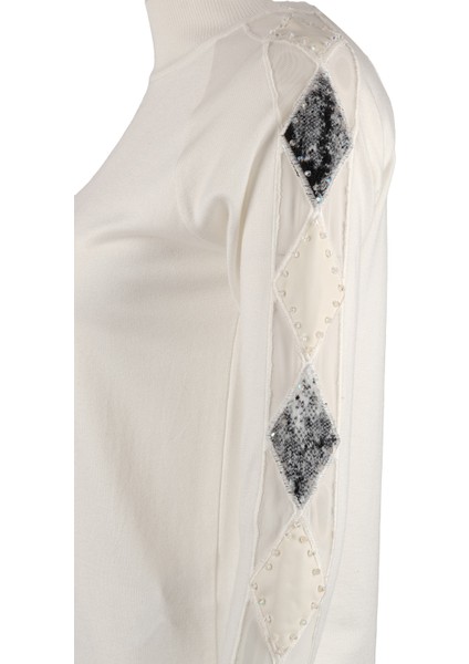 Minimalist Oversize Boğazlı Uzun Kol Kadın Kazak indirimleri