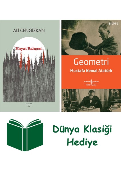 Hayat Bahçesi + Geometri + Dünya Klasiği Hediye