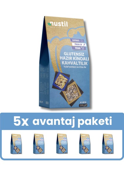 Glutensiz Hazır Kahvaltılık Kinoa X5