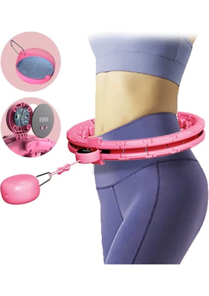 Akıllı LCD Ekranlı Hulalop Egzersiz Çemberi Akıllı Plates Halkası Bel Inceltme Çemberi fiyatları