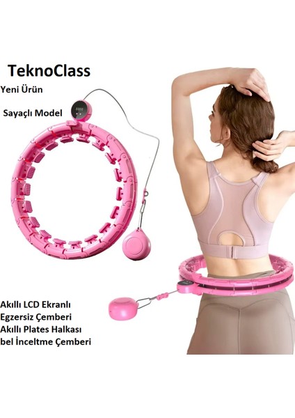 Akıllı LCD Ekranlı Hulalop Egzersiz Çemberi Akıllı Plates Halkası Bel Inceltme Çemberi modelleri
