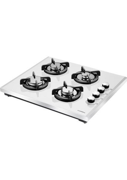 Lx-40 Tshdf Beyaz Cam Set Üstü Ocak Oval