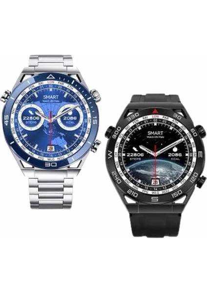 2025 Model Yuvarlak Ekran Android ve Ios Uyumlu Gps Takibi Yapabilen Akıllı Saat modelleri