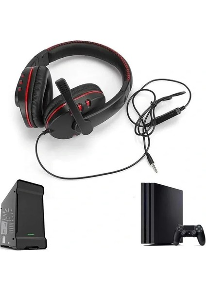 Mikrofonlu Gamer Kulaklık Oyuncu Kulaklığı Yüksek Ses Kaliteli Stereo Yumuşak Yastıklar modelleri