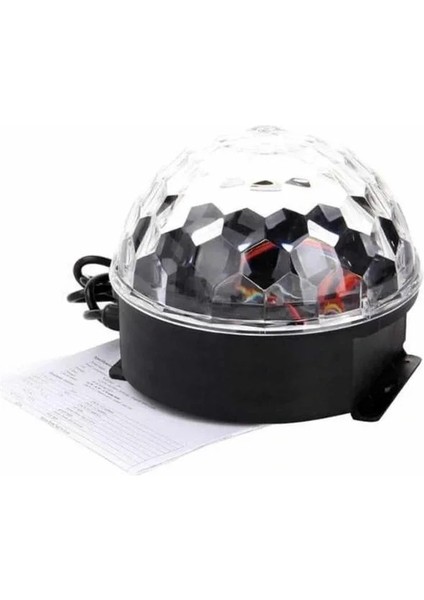 Disko Topu Renkli Işıklı Lazer Parti Bluetooth Bağlantılı LED Küre indirimleri