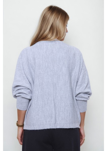 Geniş Yaka Yarasa Kol Oversize Triko Bluz fırsatları