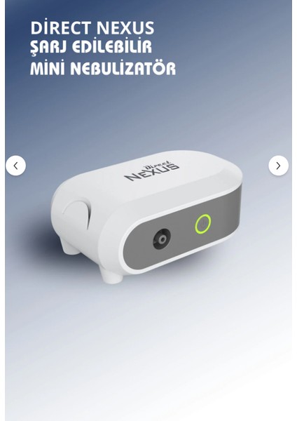 Şarj Edilebilir Mini Kompresörlü Nebulizatör