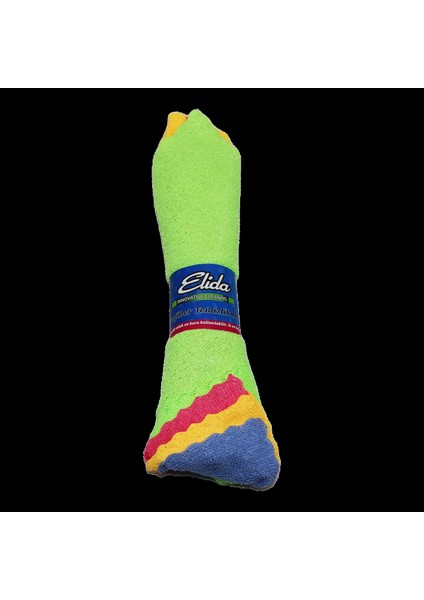 4 Parça Dürüm Yuvarlak Sarım Mikrofiber Temizlik Bezi (K95)