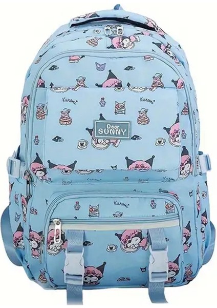 Çocuk Sırt Çantası Kuromi Figürlü Z899