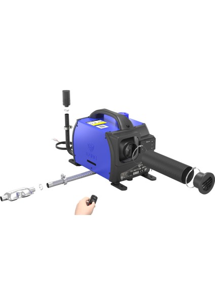 Raıno Thermon 12-24-220 Volt 5 Kw Seyyar Araç Isıtıcısı Çanta Tip