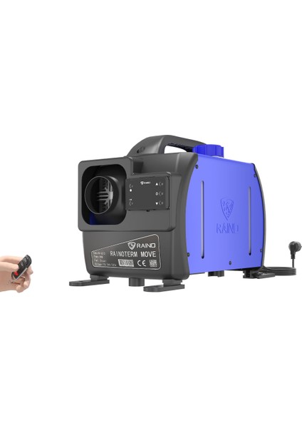 Raıno Thermon 12-24-220 Volt 5 Kw Seyyar Araç Isıtıcısı Çanta Tip